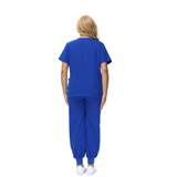 Cleo Scrub Set featuring a classic fit and cross design V-neck, ideal for healthcare professionals.