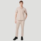 Men's Mostra Collar Three Pockets Scrub Top