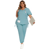 Alex Heart-neck Scrub Top