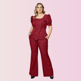 Women's Flared Style Modern Fit Scrub Pant