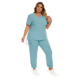 Alex Heart-neck Scrub Top