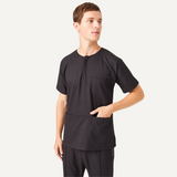 Men's Raglan Sleeve Three Pockets Scrub Top