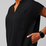 V-neck Three Pockets Scrub Top