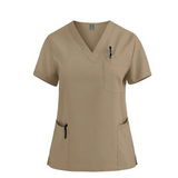 Alexis V-neck Five-Pocket Scrub Top