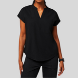 V-neck Three Pockets Scrub Top