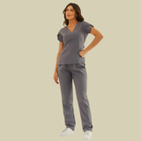 Women's Straight Leg Scrub Pant With  Elastic Waistband