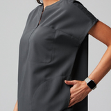 V-neck Three Pockets Scrub Top