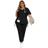 Alex Heart-neck Scrub Top