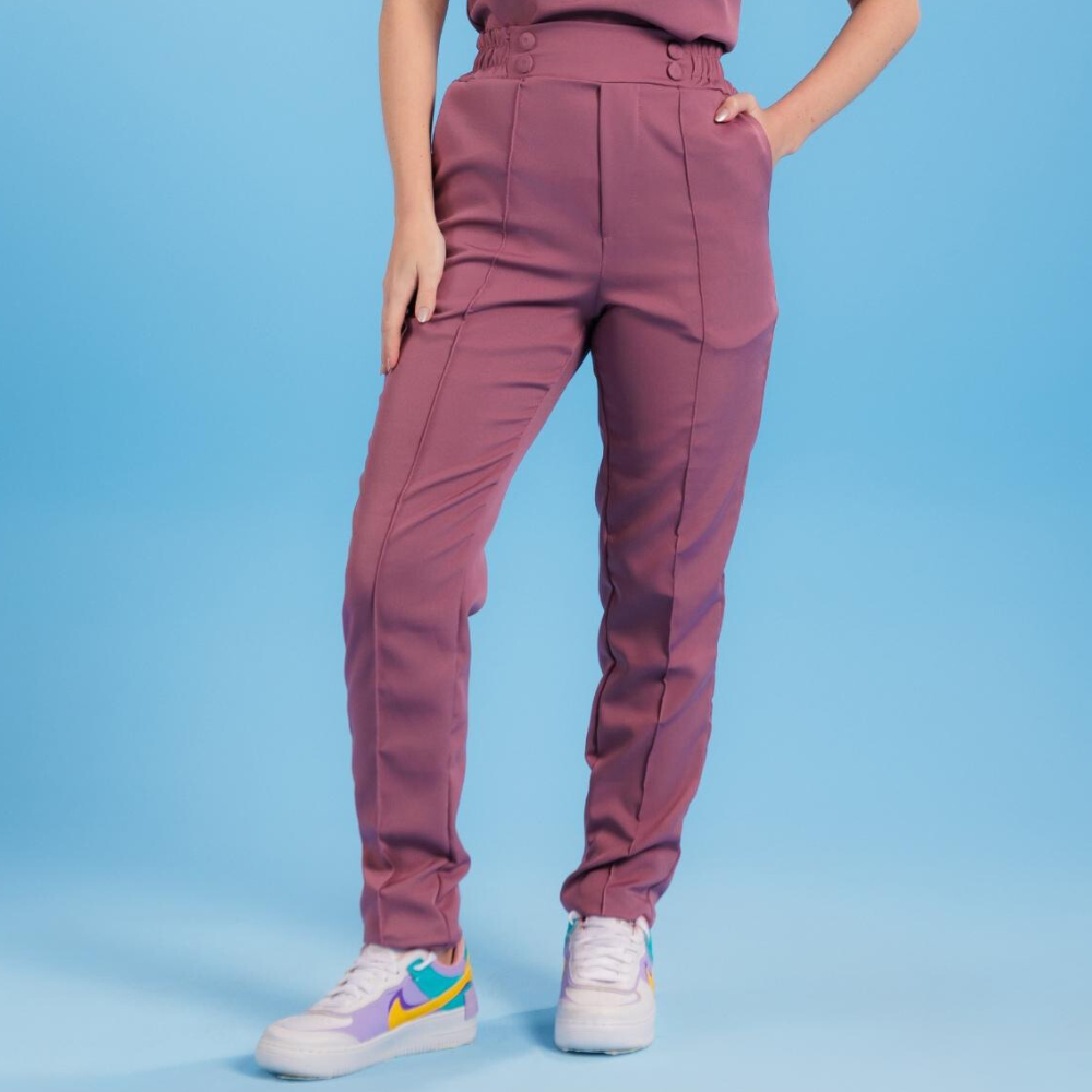 Women's Tailored Scrub Pant With Pockets