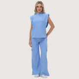 Women's Cargo Scrub Pant with Stylish Tailoring Details