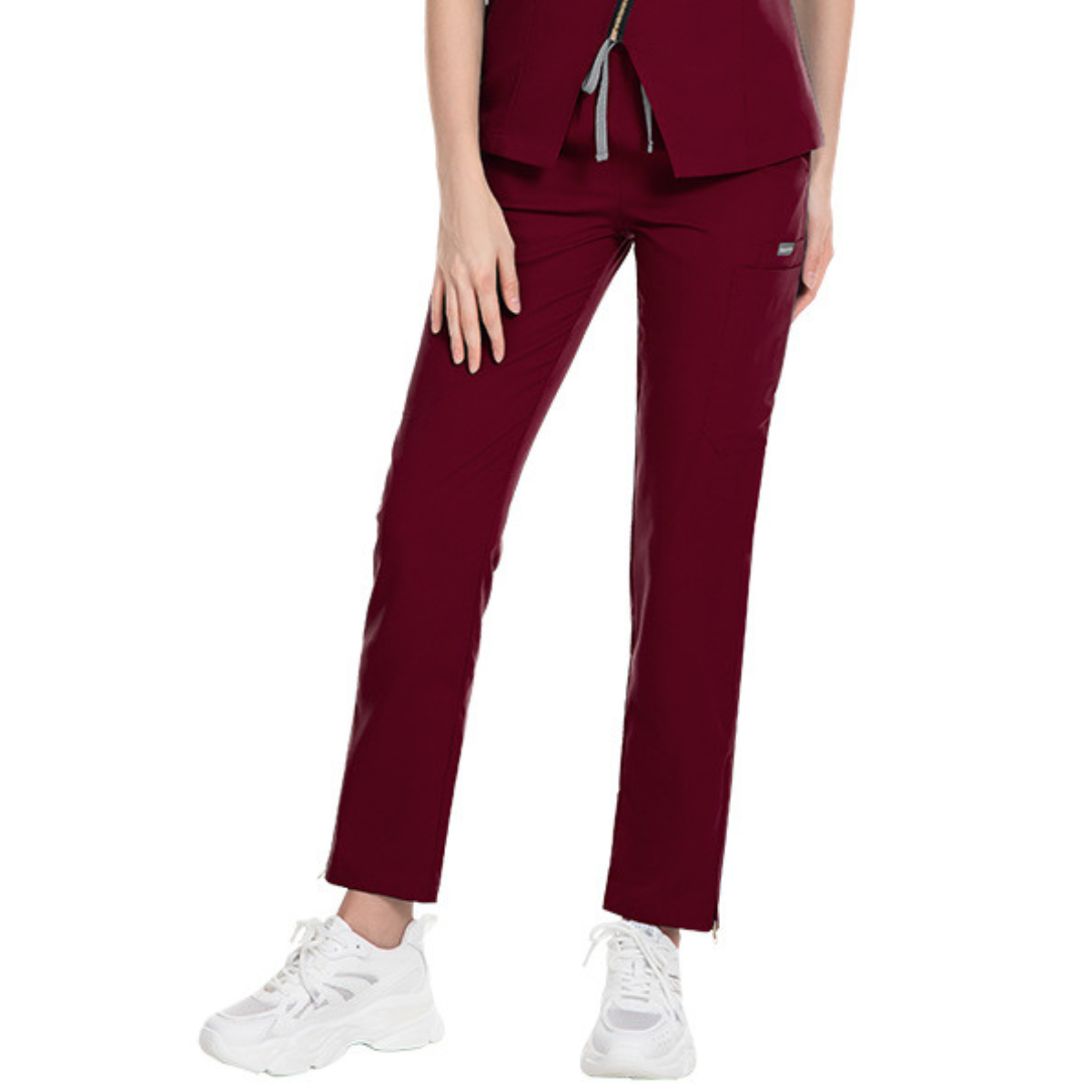 Bid Eight-Pocket Straight Scrub Pants