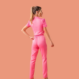 Women's Button Waist Scrub Pants