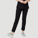 Women's Five Pockets Elastic Waist Scrub Pant