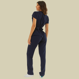 Women's Straight Leg Scrub Pant With  Elastic Waistband