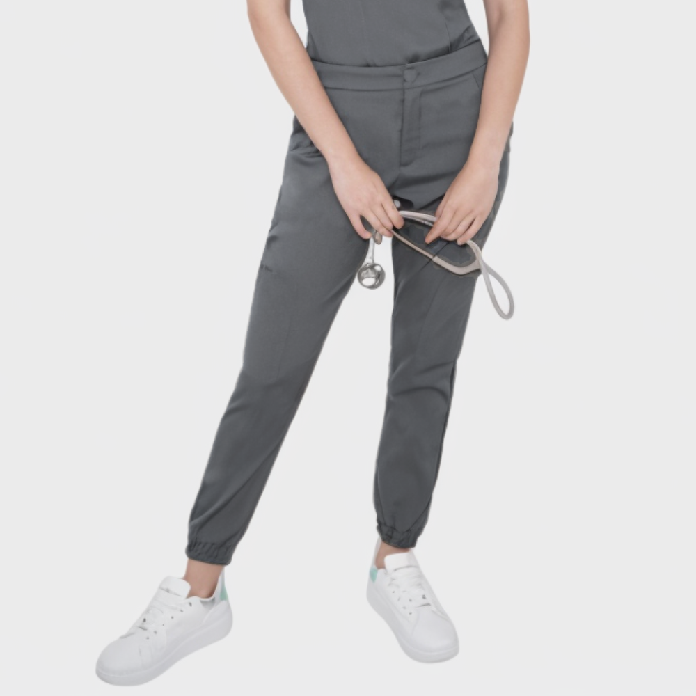 Women's Six Pockets Adjustable Waist Scrub Pant