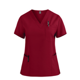 Alexis V-neck Five-Pocket Scrub Top