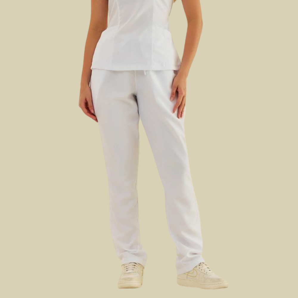 Women's Straight Leg Scrub Pant With  Elastic Waistband