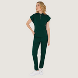 Women's Slim Six Pockets Scrub Pants