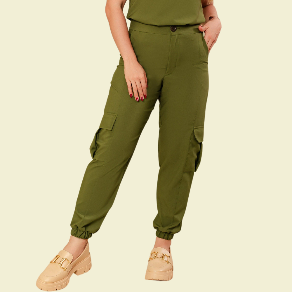 Women's Jogger Style Elastic Hem Scrub Pant