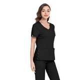 V-neck Slim Fit Scrub Top