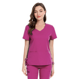 V-neck Slim Fit Scrub Top