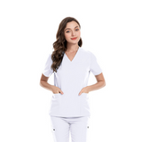 Alexis V-neck Five-Pocket Scrub Top