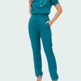 Women's Modern Elastic Waistband Tie Scrub Pant