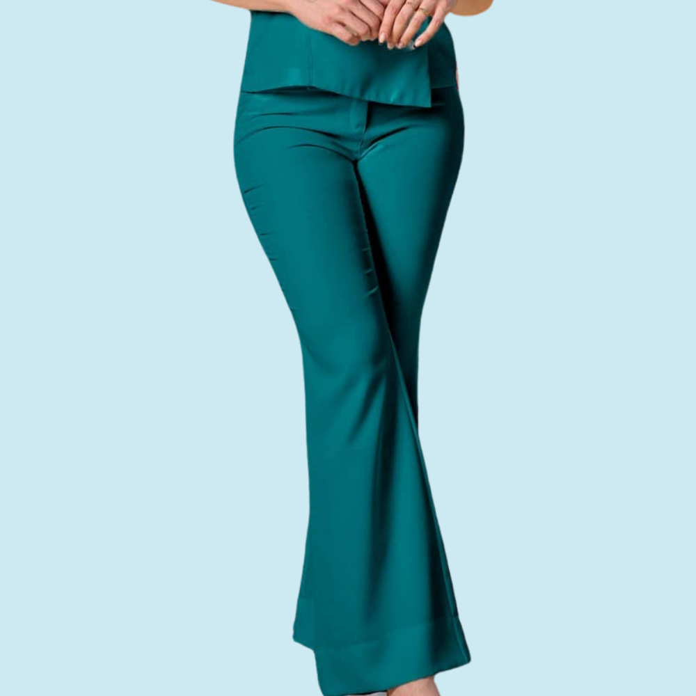 Women's Flared Style Modern Fit Scrub Pant