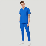 Men's Mostra Collar Three Pockets Scrub Top