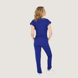 Women's Slim Six Pockets Scrub Pants