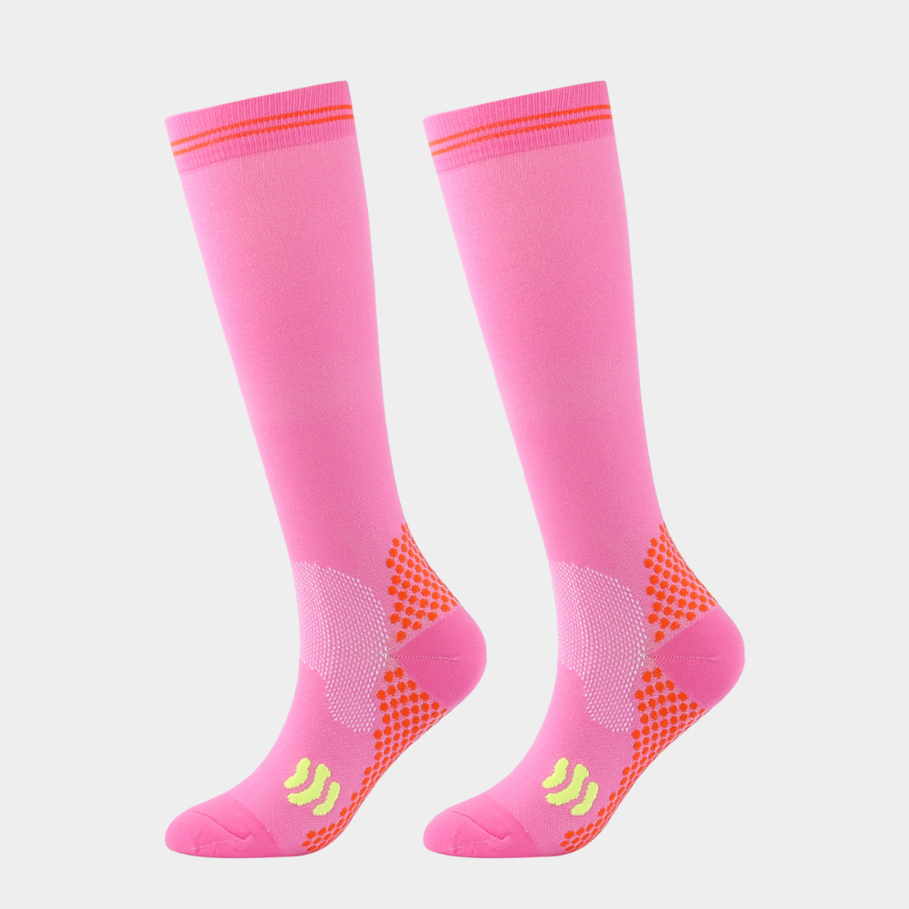 Unisex Multicolor Sports Calf Compression Socks