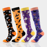 Halloween Colorful Compression Socks