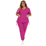 Alex Heart-neck Scrub Top