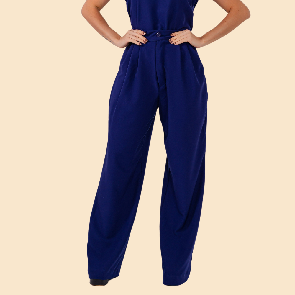 Women's High-waisted Palazzo Scrub Pant