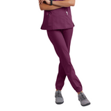 Nursing Scrubs featuring slim fit, hand pockets, and a side-slit hem for healthcare professionals.