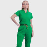 Women's Elastic Waist Cuffed Scrub Pant