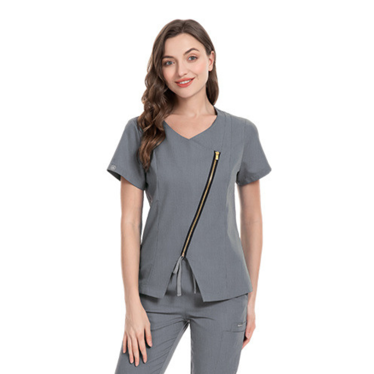 Adelina V-neck Scrub Top