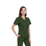 Alexis V-neck Five-Pocket Scrub Top