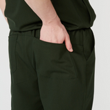 Men's Elastic Waist Five Pockets Scrub Pant