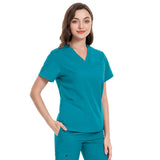 Alexis V-neck Five-Pocket Scrub Top