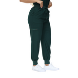 Belinda Five-Pocket Jogger Scrub Pants with vibrant drawstring and yoga waistband.