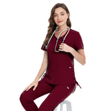 V-neck Slim Fit Scrub Top