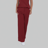 Women's Four Pockets Wide Leg Scrub Pants