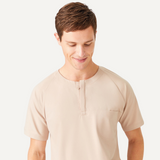 Men's Raglan Sleeve Three Pockets Scrub Top