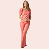 Women's Flared Style Modern Fit Scrub Pant