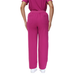 Beata Six-Pocket Straight Scrub Pants with adjustable drawcord and vibrant design.