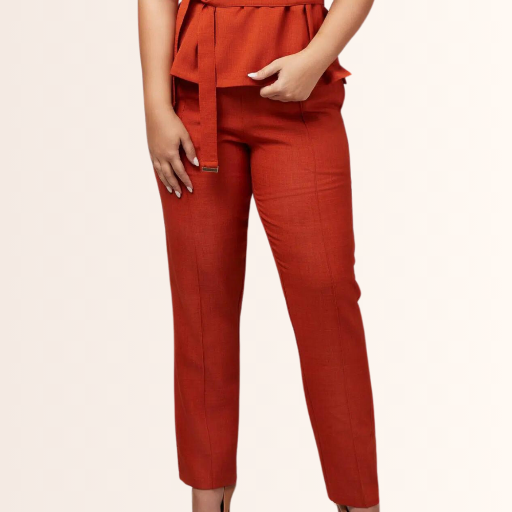 Women's Elastic Waistband Side Pocket Scrub Pant