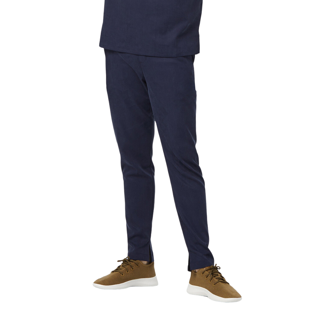 Men's Seven Pockets Tapered Scrub Pants