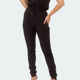 Women's Elastic Waist Drawstring Scrub Pants