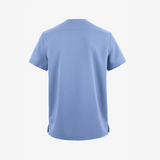 Men's 3-Pocket Short Sleeve Crew Neck Scrub Top